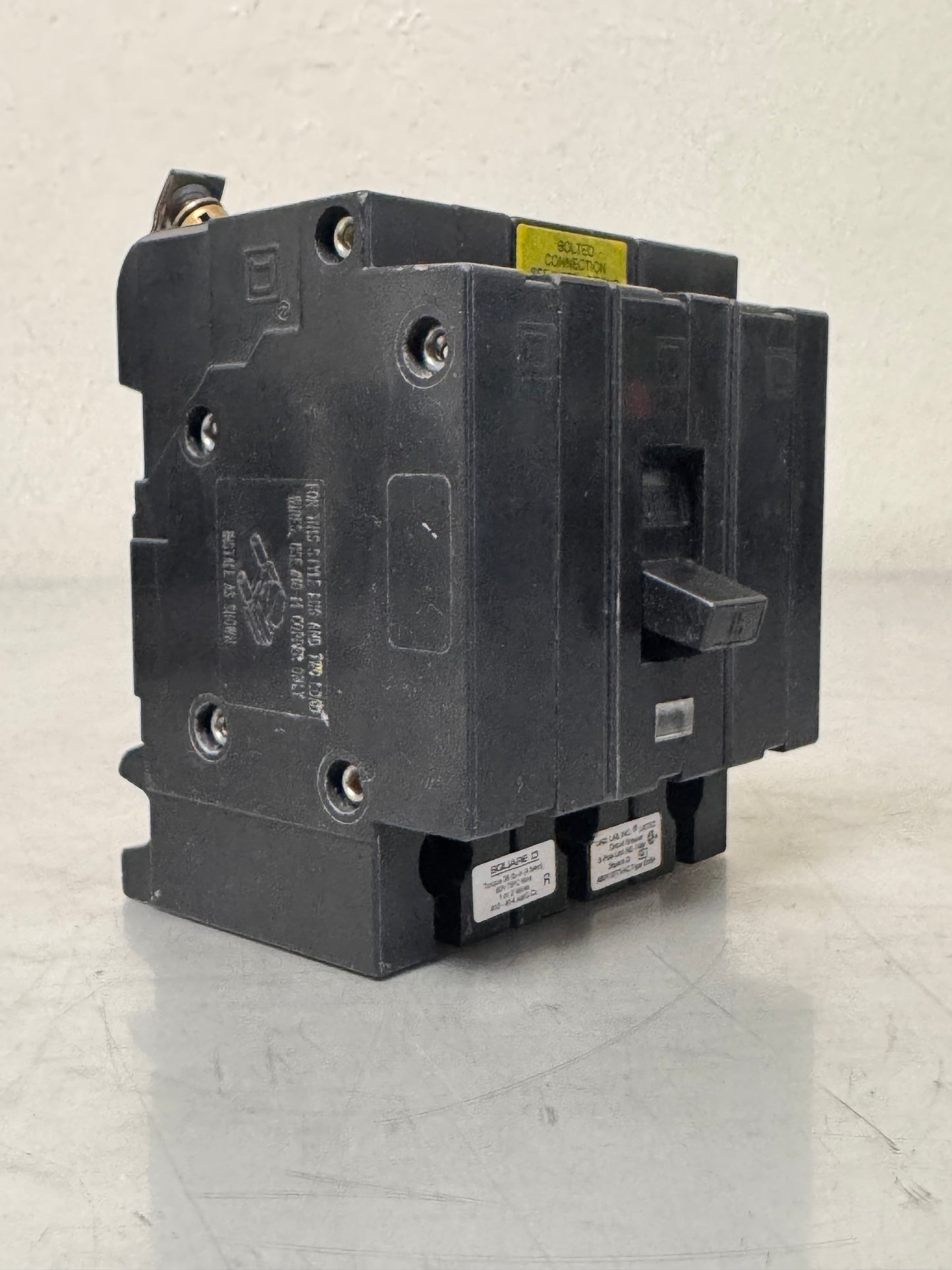 Used Square D EHB34015 15 Amp, 3 Pole, 480 Volt Breaker