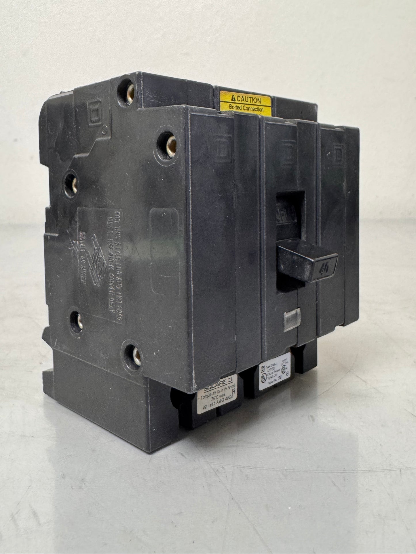 New Square D EHB34040 40 Amp, 3 Pole, 480 Volt Breaker