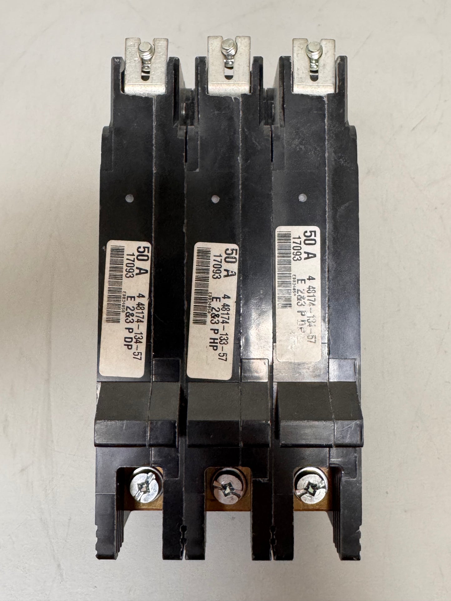 Used Square D EDB34050 50 Amp, 3 Pole, 480 Volt Breaker