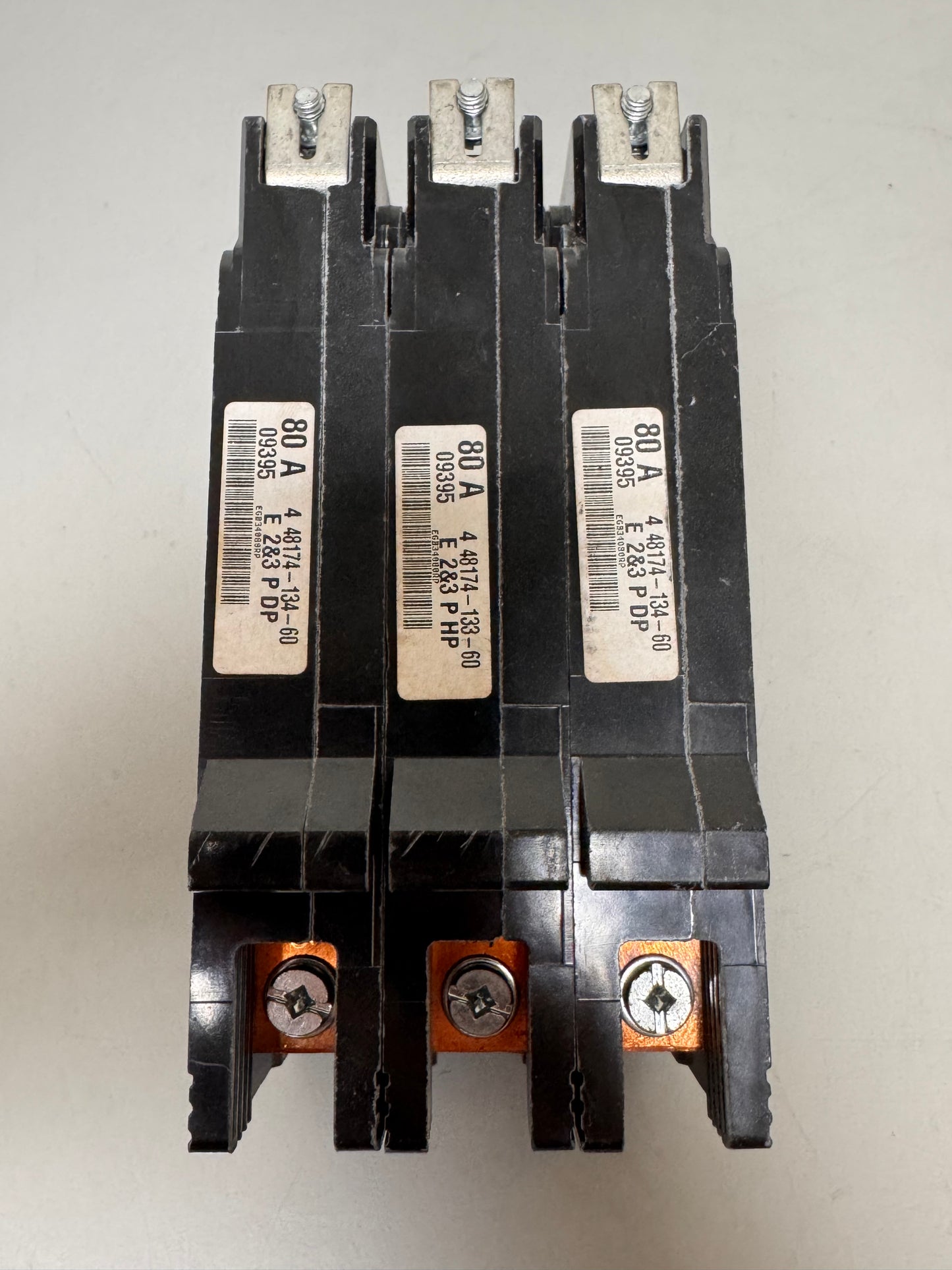 Used Square D EGB34080 80 Amp, 3 Pole, 480 Volt Breaker