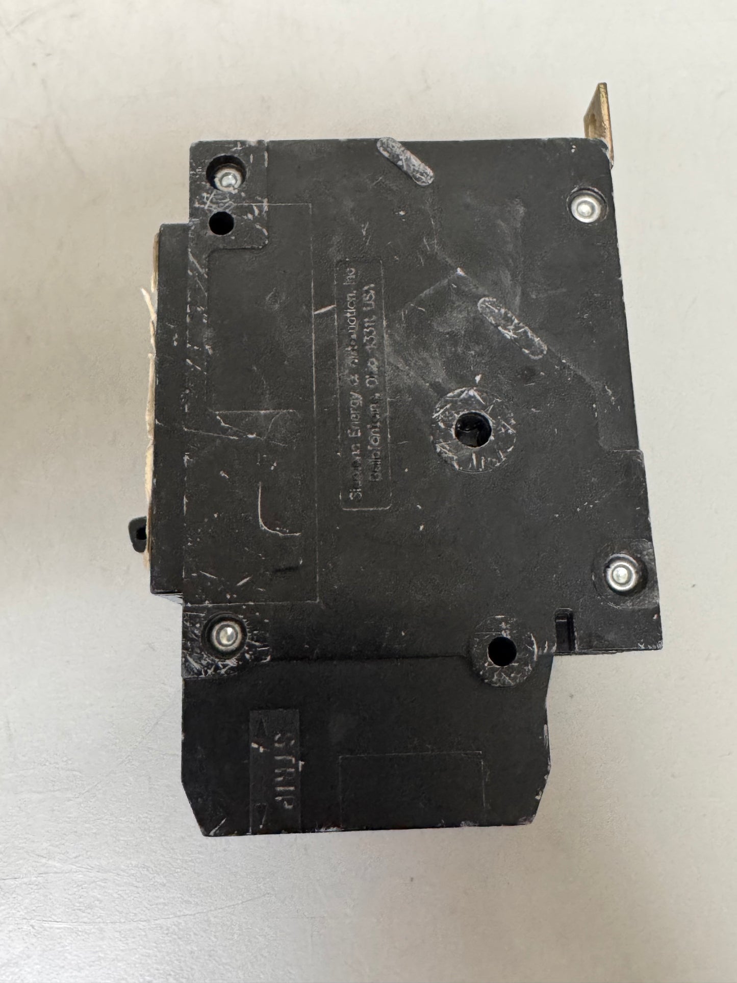 Used Siemens BQD380 80 Amp, 3 Pole, 480 Volt Breaker