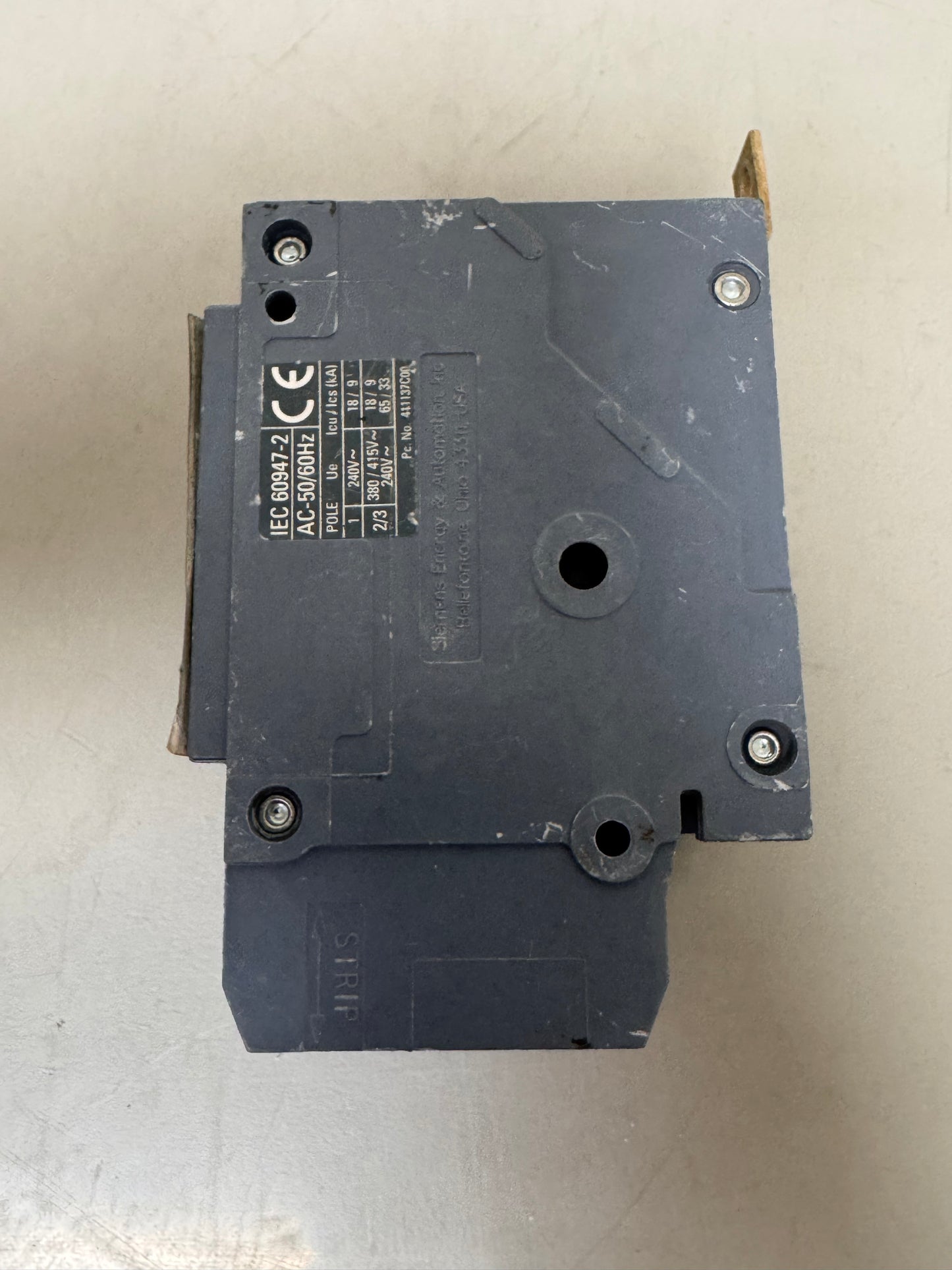 Used Square D BQD320 20 Amp, 3 Pole, 480 Volt Breaker