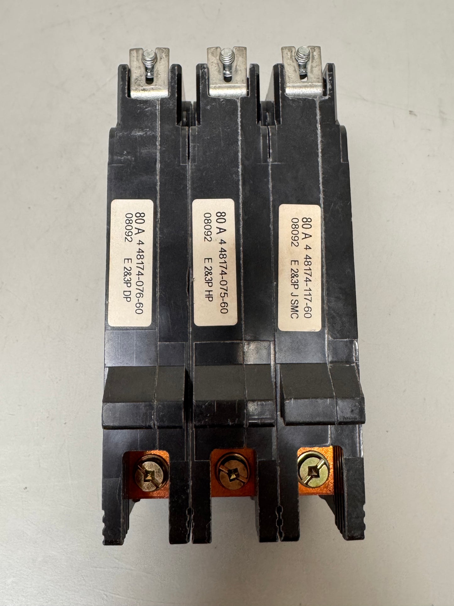 Used Square D EJB34080 80 Amp, 3 Pole, 480 Volt Breaker