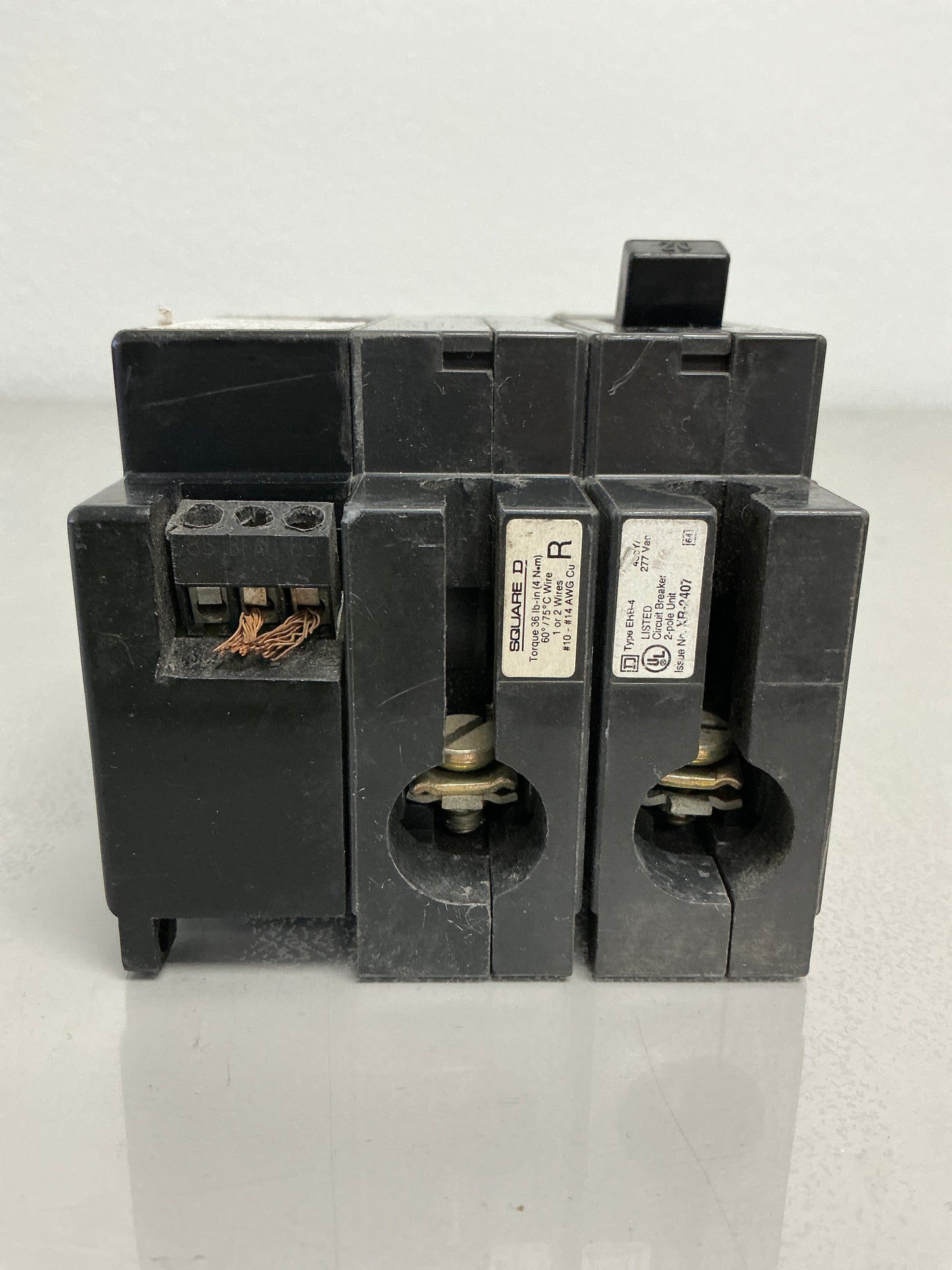 Used Square D EHB2402PL 20 Amps, 2 Pole, 277 Volts