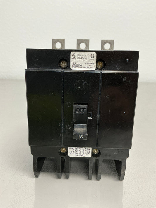 Used GHB3015 3 Pole, 15 Amps, 480 Volts