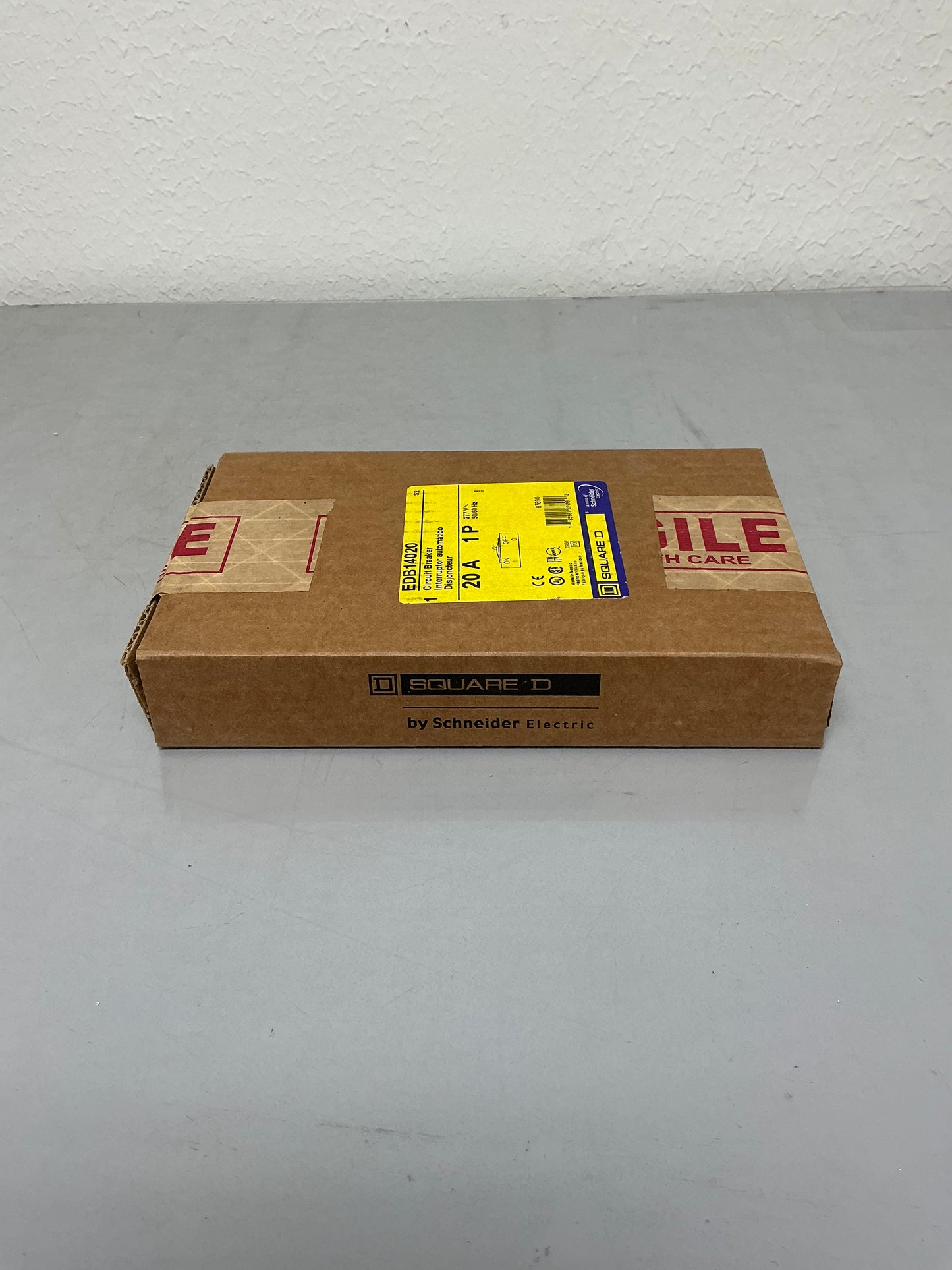 New In Box Square D EDB14020 20 Amp, 1 Pole, 480 Volt Breaker
