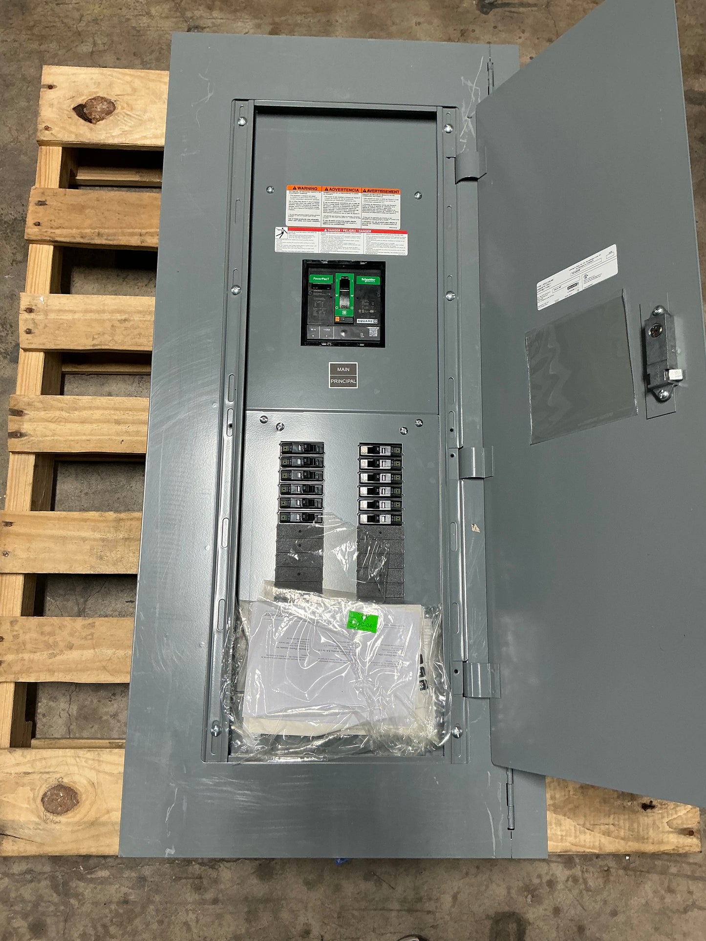 New Surplus Square D 60 Amp, 240 Volt, 30 Circuit, Main Breaker, Indoor Panel