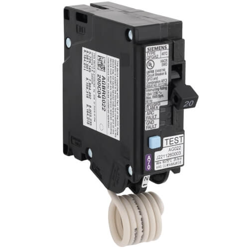 New Siemens Q120DFWG 1 Pole, 20 Amps, 120 Volts
