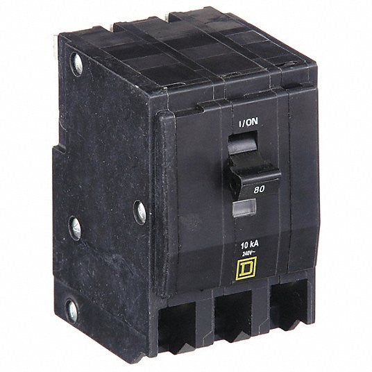 New Square D QO380 3 Poles, 80 Amps, 240 Volts