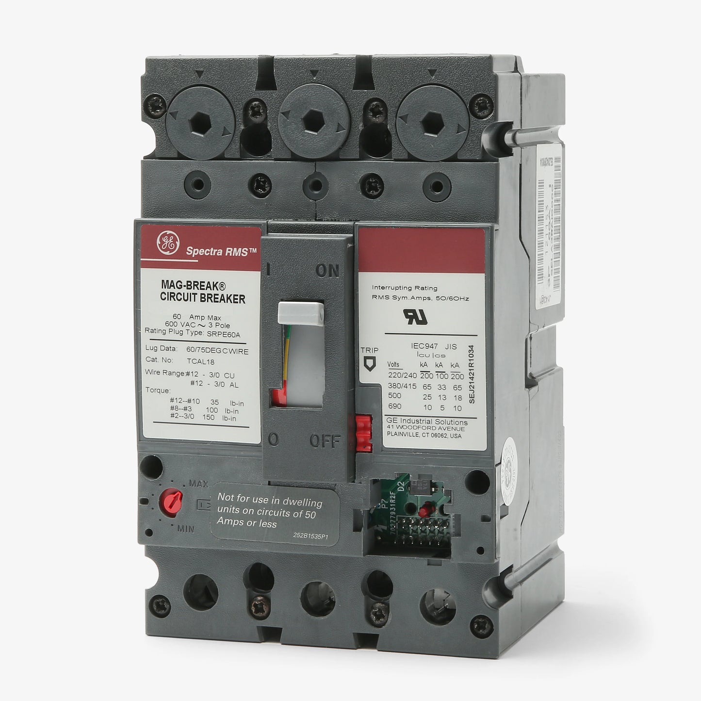 New SELA36AI0007 3 Pole, 7 Amps, 600 Volts