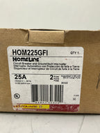 New Square D HOM225GFI 2 Pole, 25 Amps, 240 Volts Circuit Breaker