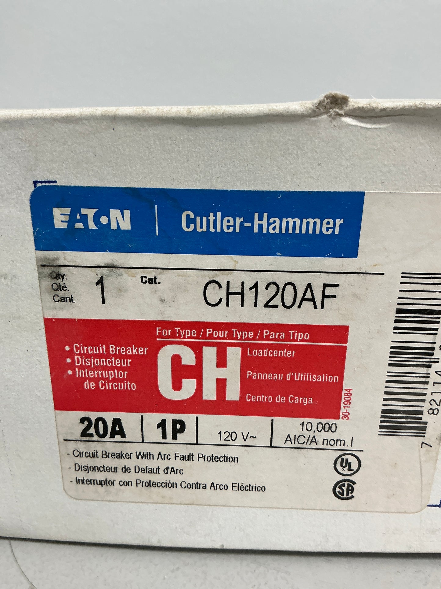 New CH120AF 1 Pole, 20 Amps, 120 Volts