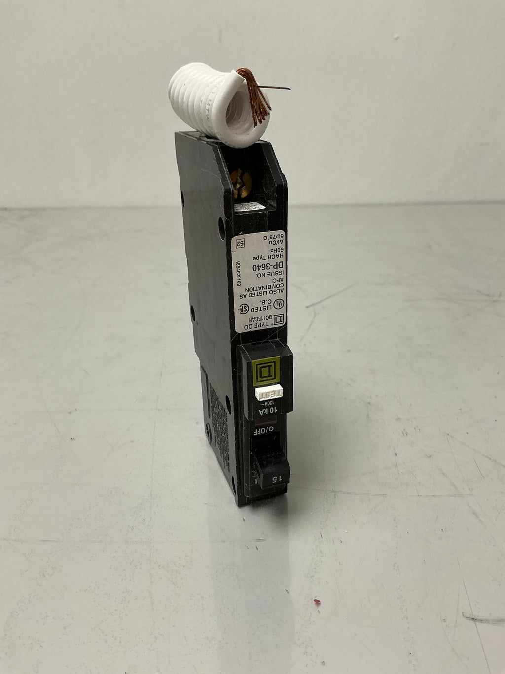 New Square D QO115CAFI 1Pole, 15Amps, 120 Volts Circuit Breaker
