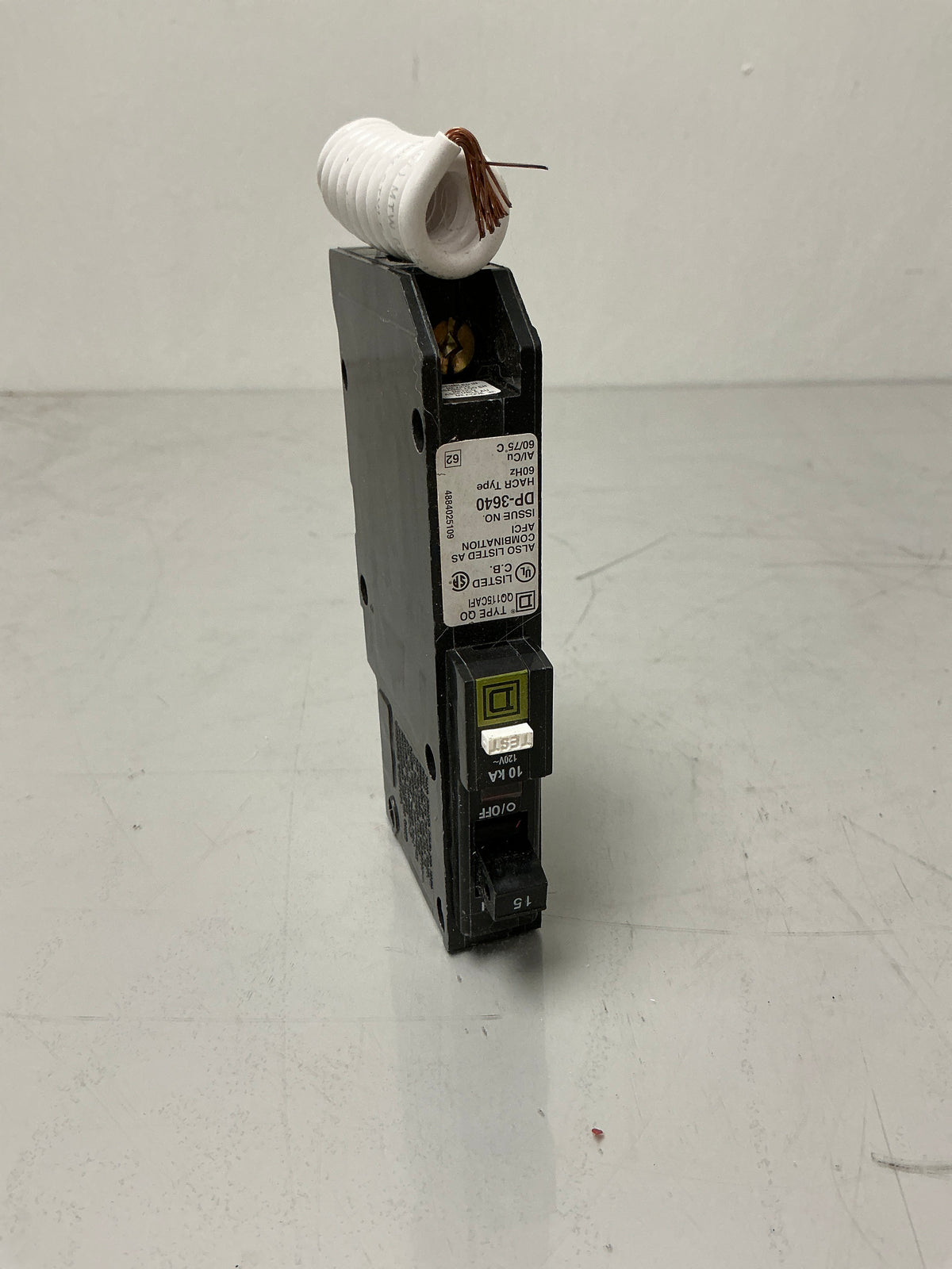 New Square D QO115CAFI 1Pole, 15Amps, 120 Volts Circuit Breaker