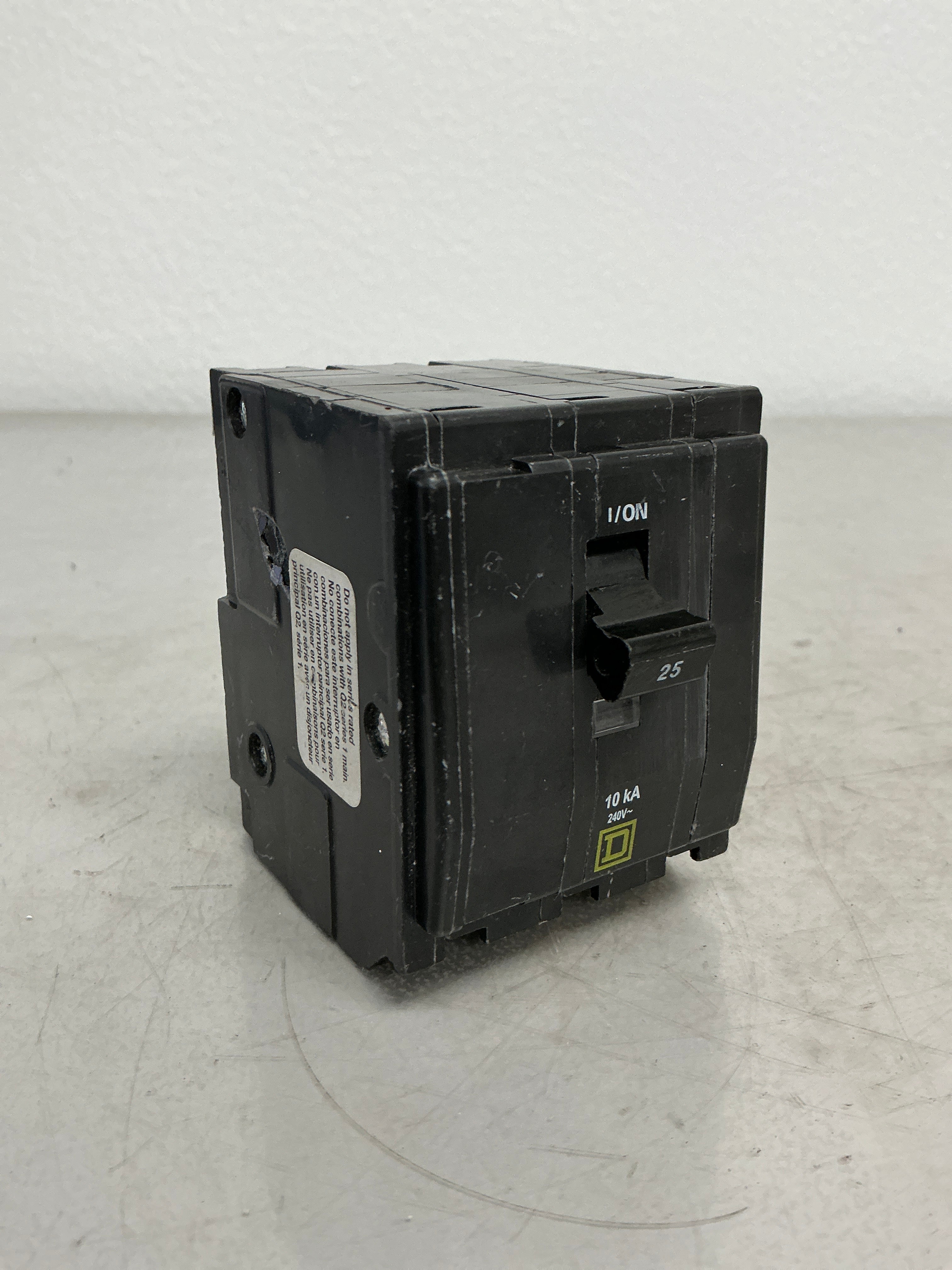 Used Square D QO325 3 Pole, 25 Amps, 240 Volts
