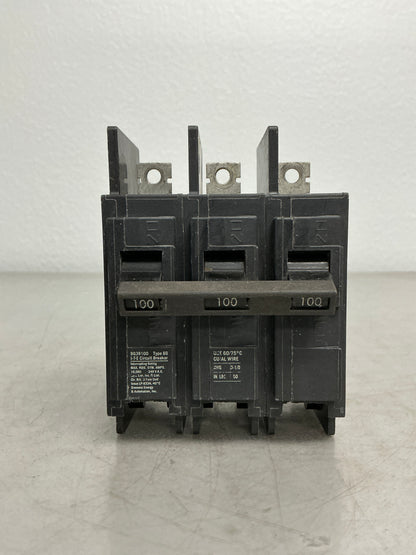 Used BQ3B100 3 Pole, 100 Amps, 240 Volts