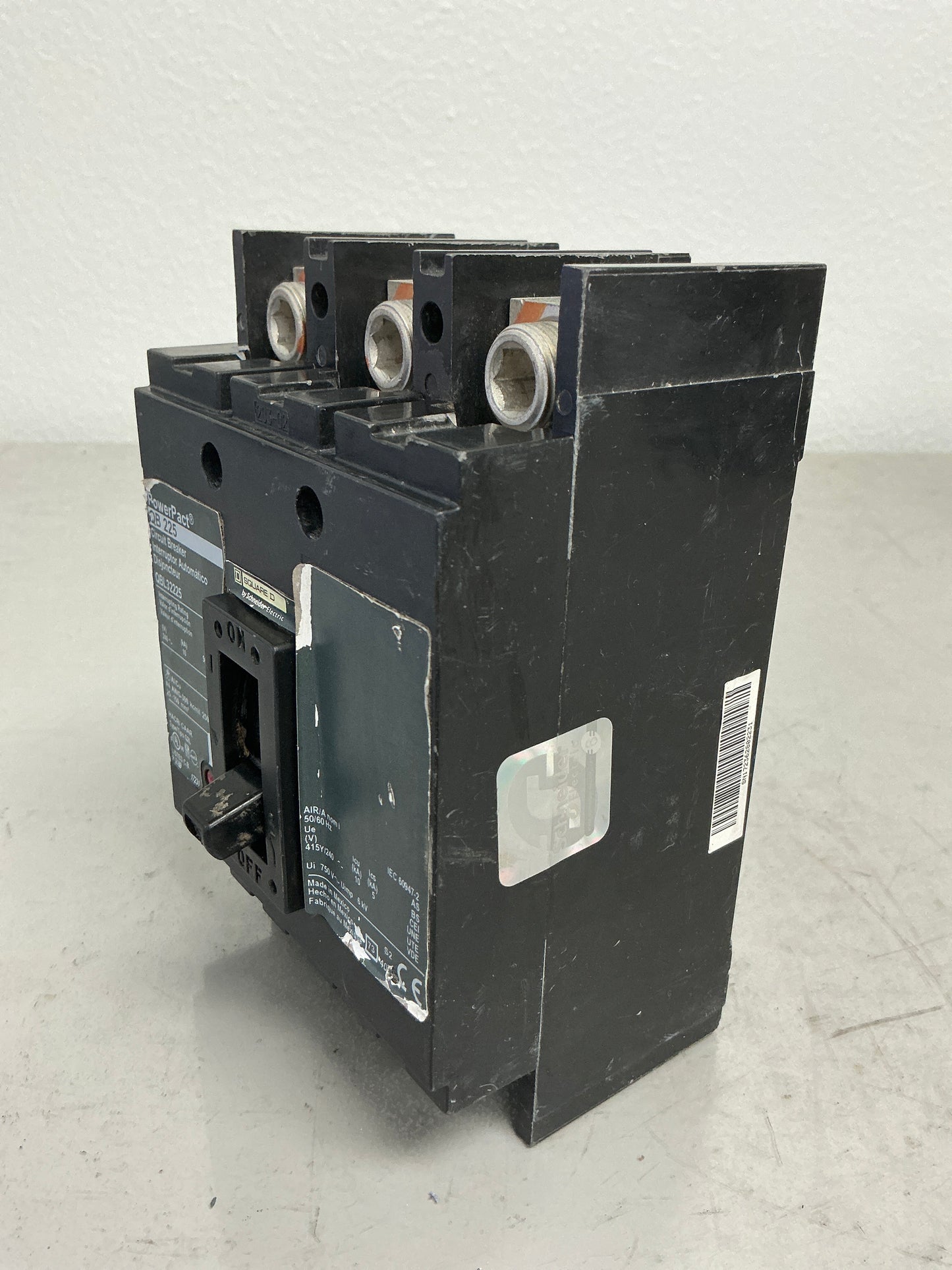 Used Square D QBL32225 3 Pole, 225 Amps, 240 Volts