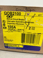 New Square D QOB2100 2 Poles, 100 Amps, 240 Volts