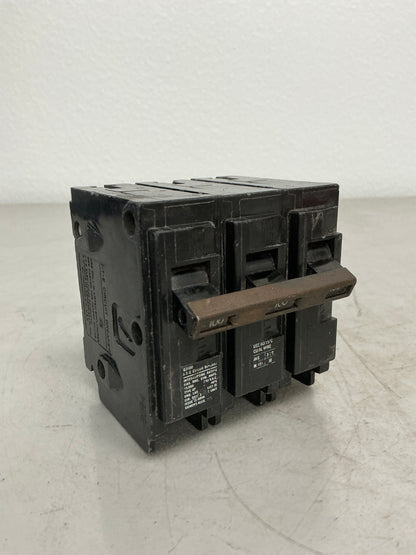 Used Siemens Q3100 3 Pole, 100 Amps, 240 Volts Circuit Breaker
