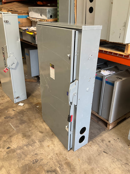 Used Square D H365NR Disconnect 400 Amp 600 Volt Fusible Outdoor 3R