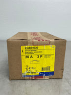 New Square D EGB34020 3 Pole, 20 Amps, 480 Volts Circuit Breaker