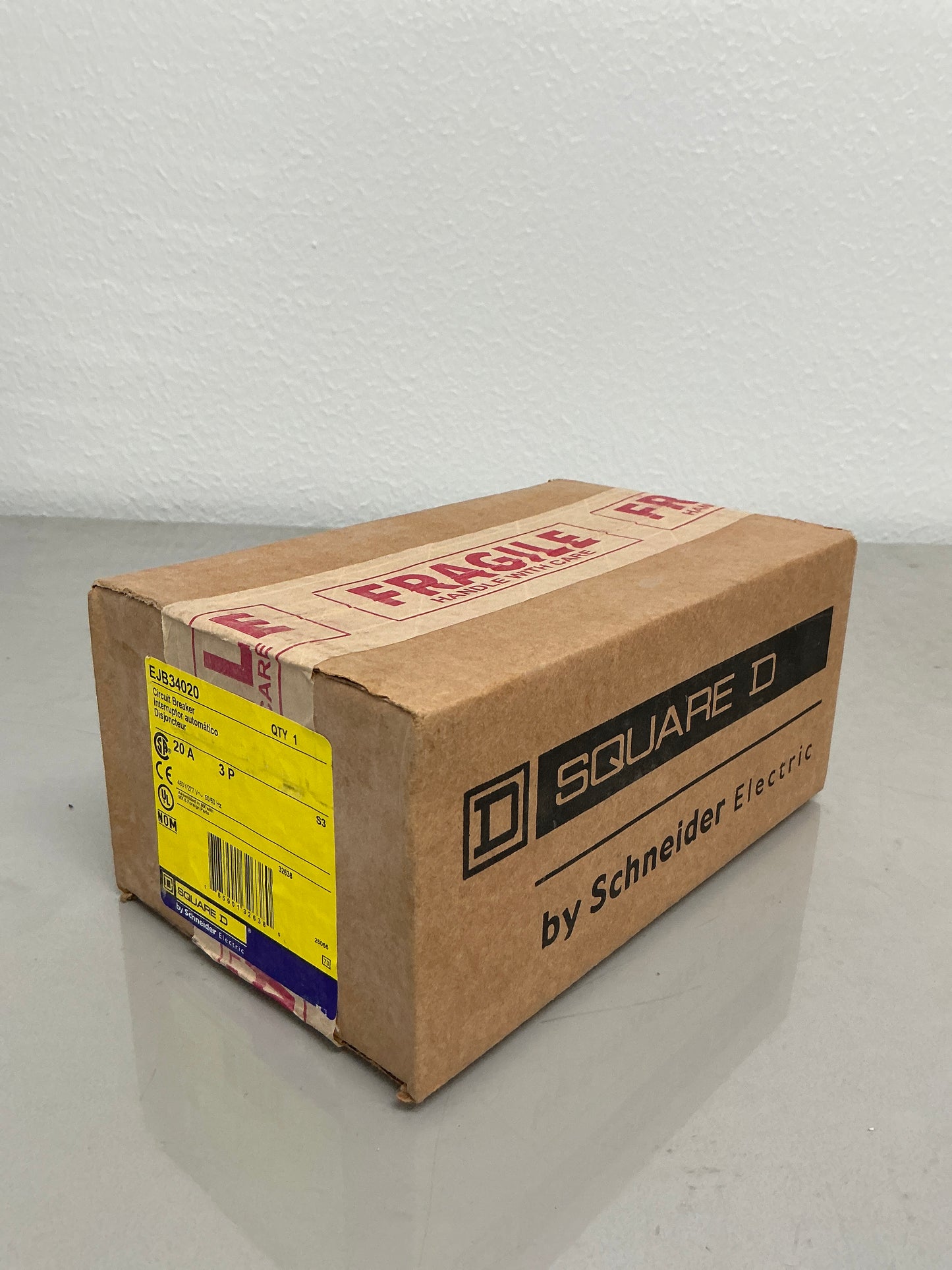 New Square D EJB34020 3 Pole, 20 Amps, 480 Volt