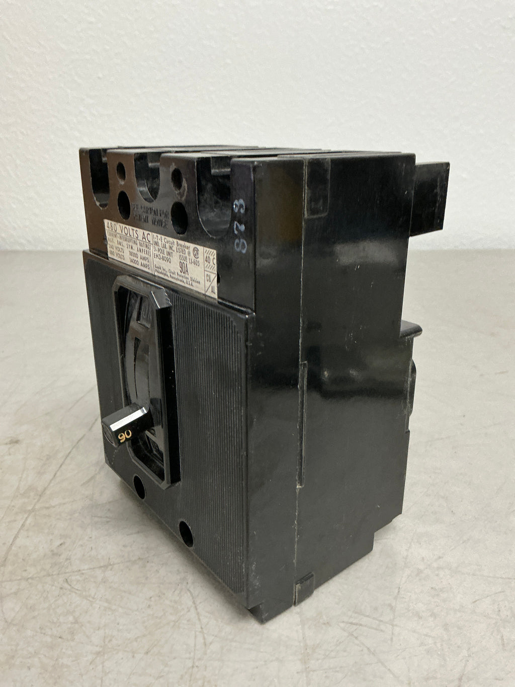 Used EH3-B090 3 Pole, 90 Amps, 480 Volts Circuit Breaker