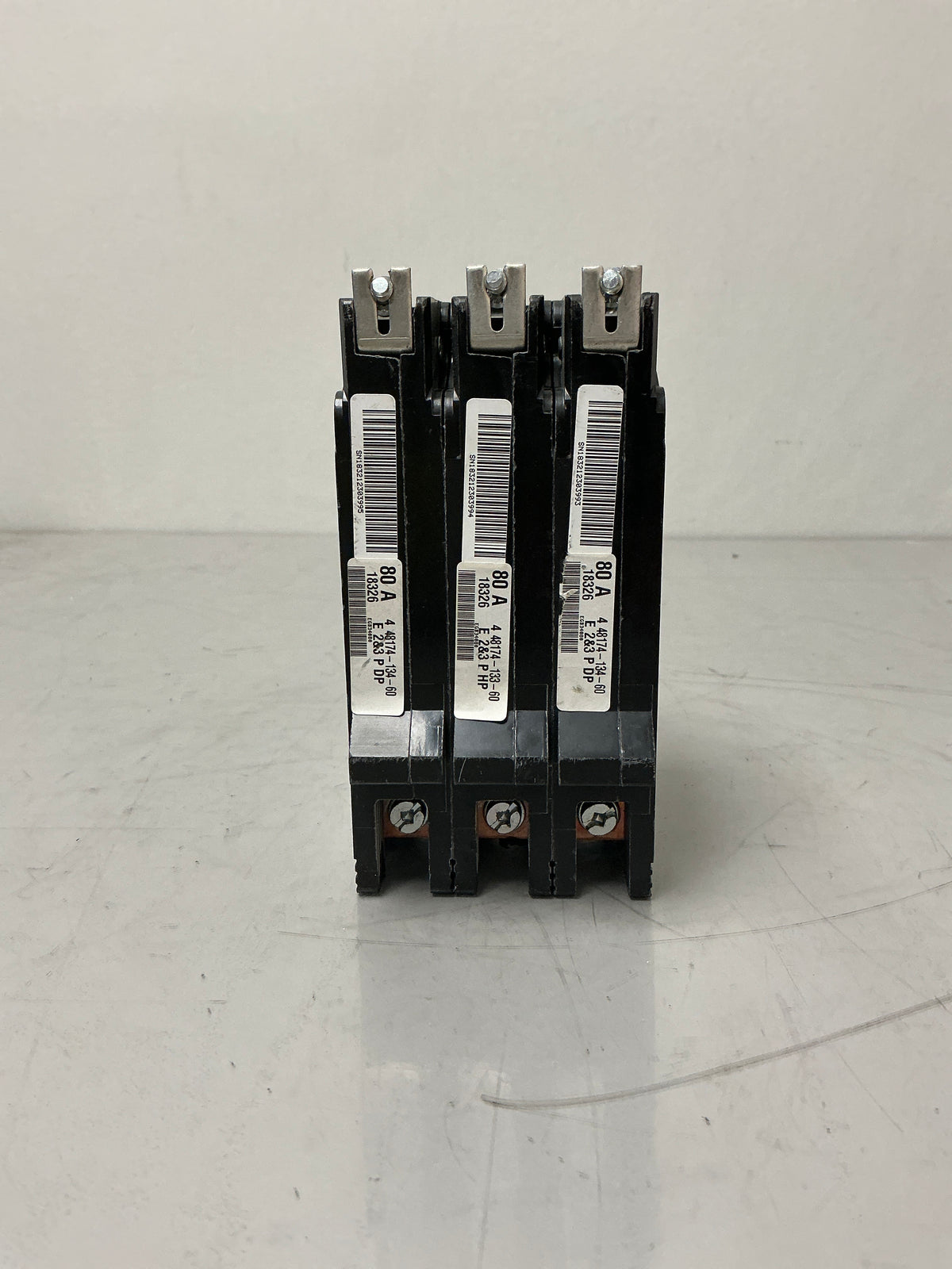 Used Square D EGB34080, 3 Pole, 80 Amps, 480 Volts Circuit Breaker