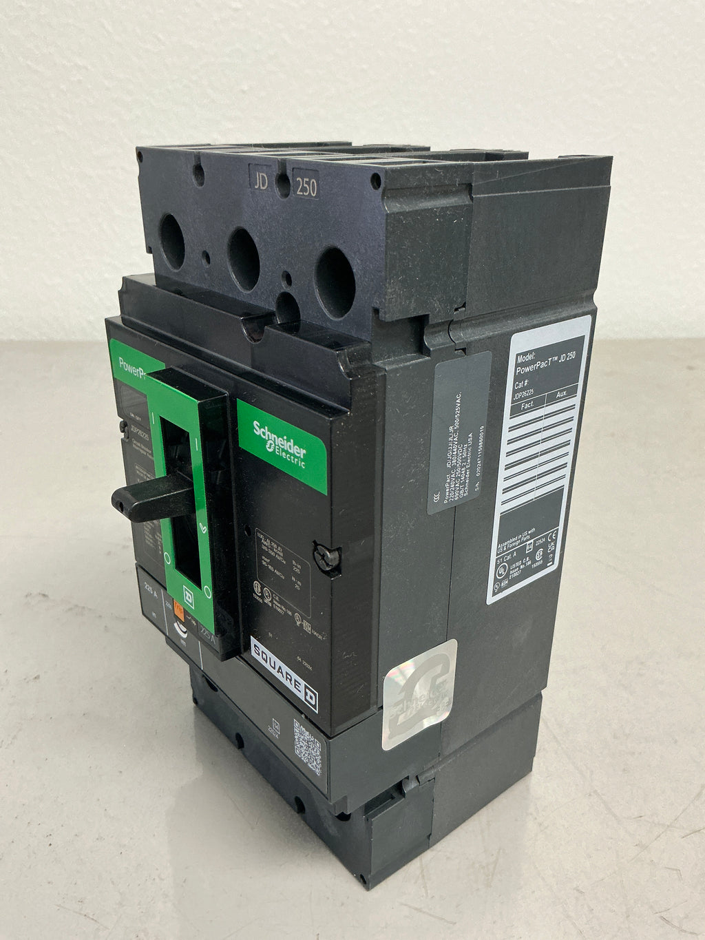 New Square D JDP26225 2 Pole, 225 Amps, 480 Volts