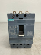 Used Siemens 3VA4112-4ED34-0AA0 3 Pole, 125 Amps, 480 Volts Circuit Breaker