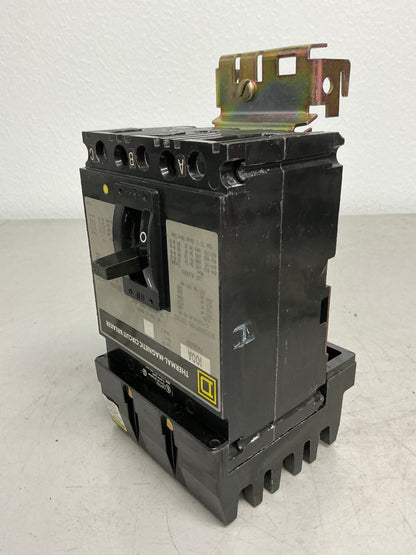 Used Square D FH36100 3 Pole, 100 Amps, 600 Volts