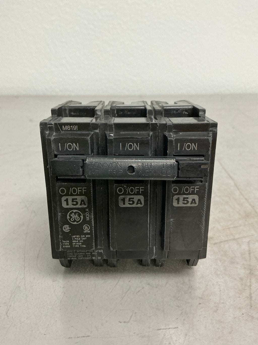 Used THQL32015 3 Pole, 15 Amps, 240 Volts