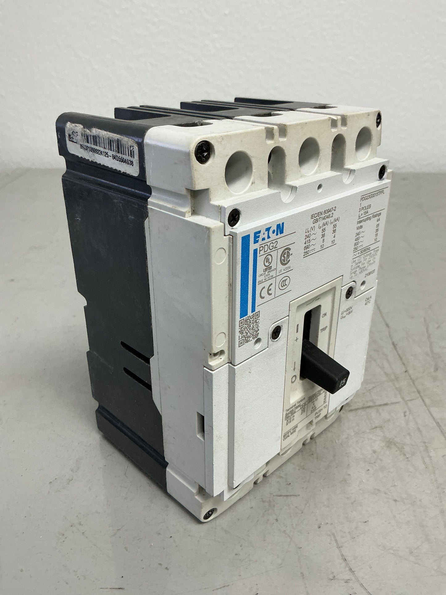 New Eaton PDG23G0015TFFL 3 Poles, 15 Amps