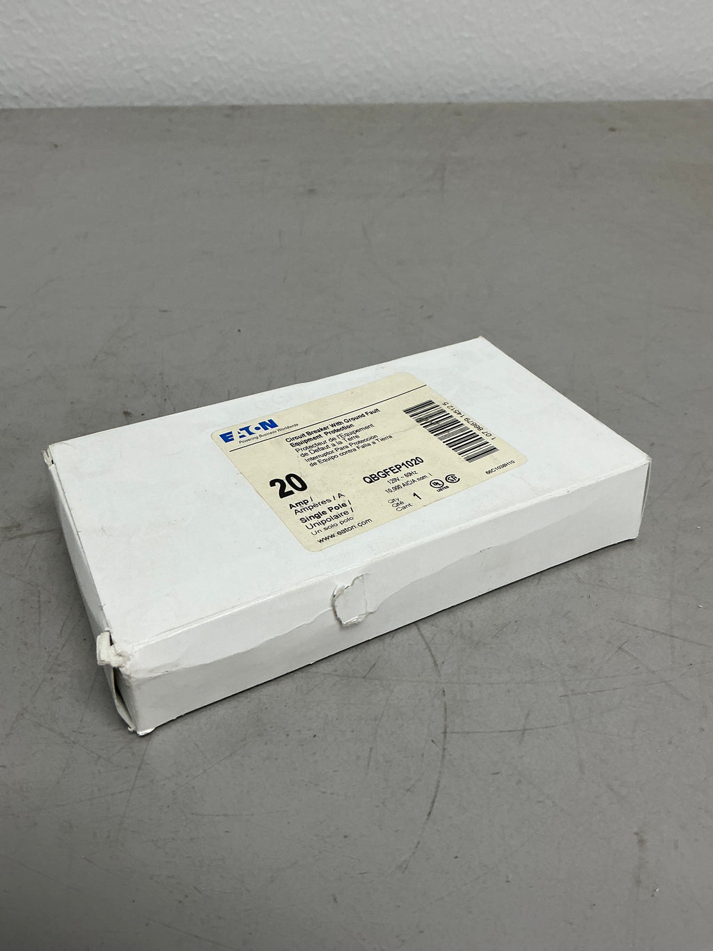 New QBGFEP1020 Pole, 20 Amps, 120 Volts