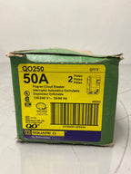 New Square D QO250 2 Pole, 50 Amps, 240 Volts Circuit Breaker