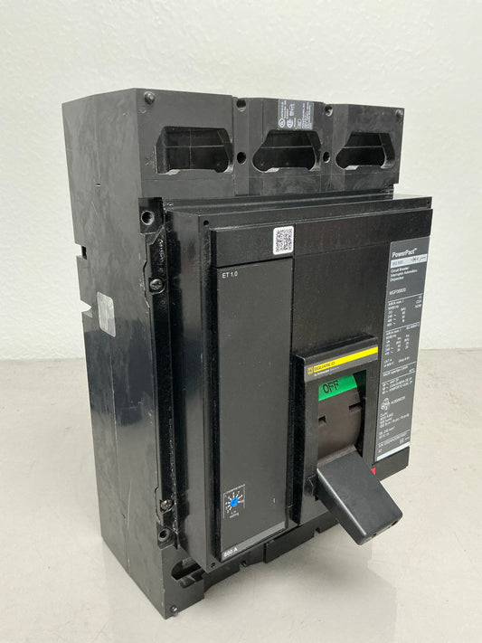 Used Square D MGP36800 3 Pole, 800 Amps, 480 Volts