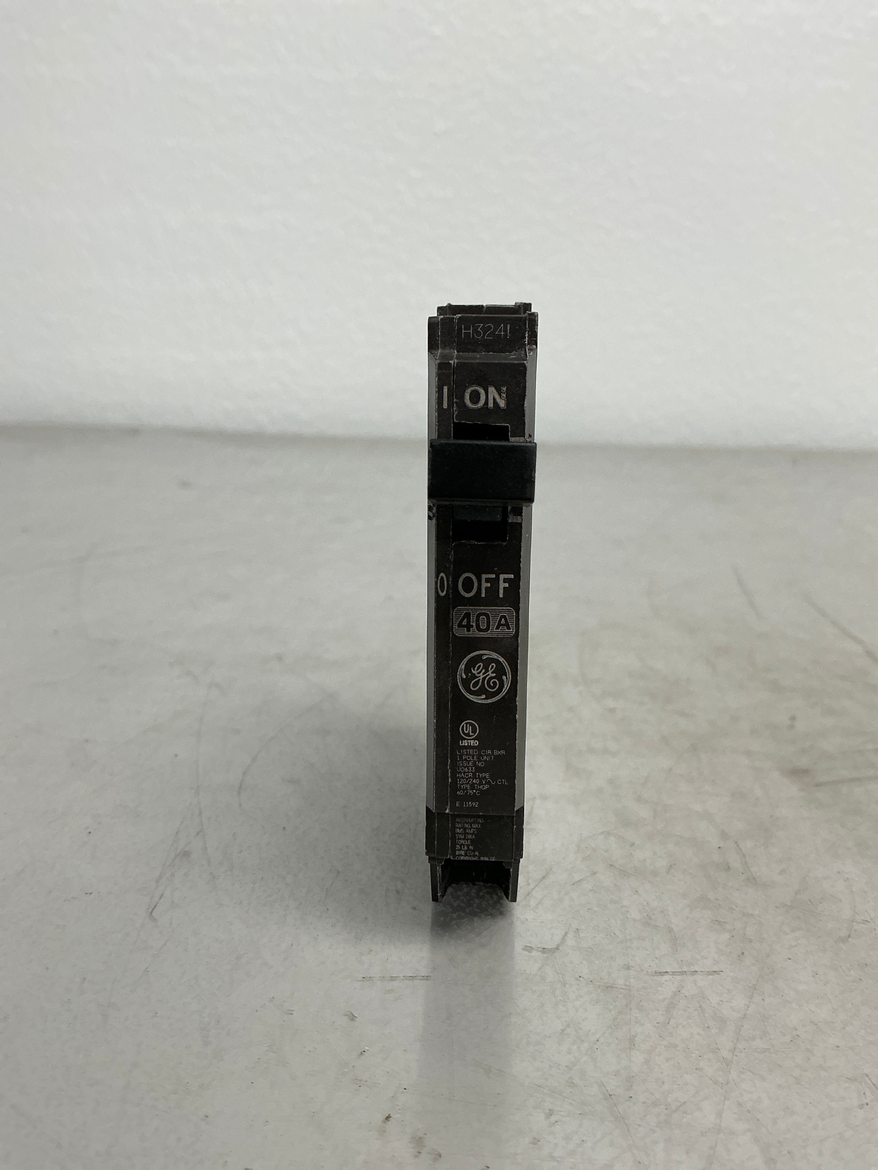 Used THQP140 1 Pole, 40 Amps, 240 Volts