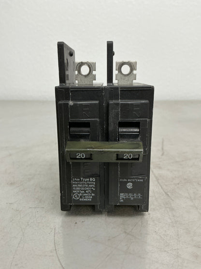 Used Siemens BQ2B020 2 Pole, 20 Amps, 240 Volts