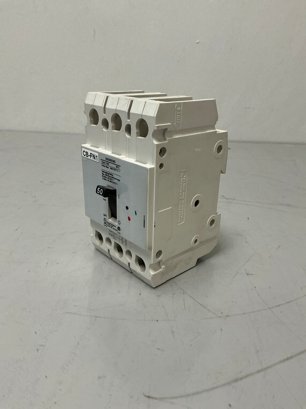 Used Siemens CQD350 3 Pole, 50 Amps, 480 Volts Circuit Breaker