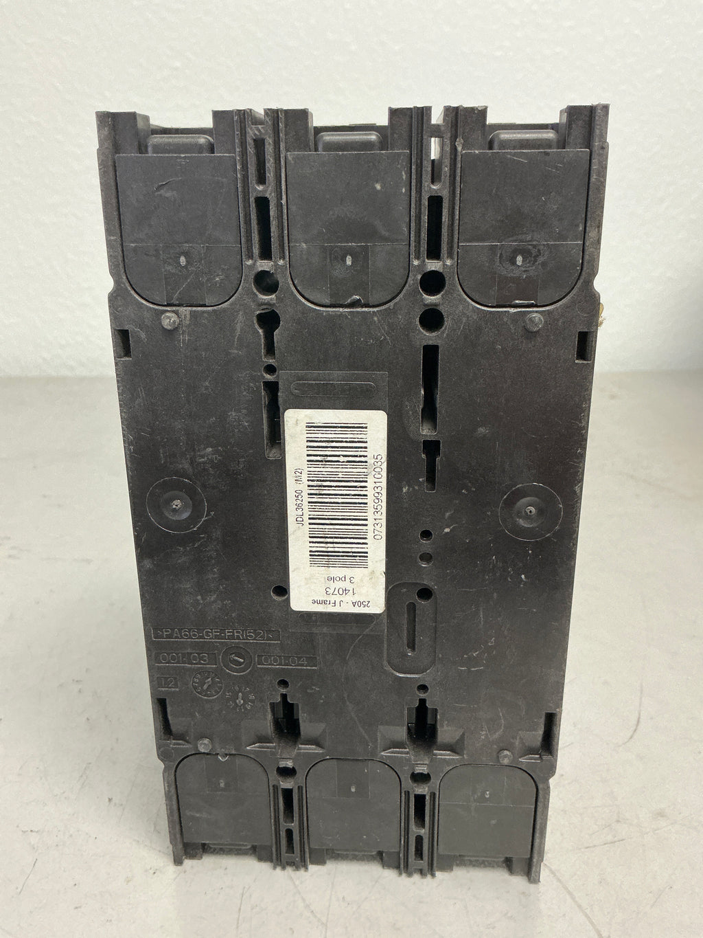 Used Square D JDL36250 3 Pole, 250 Amps, 600 Volts