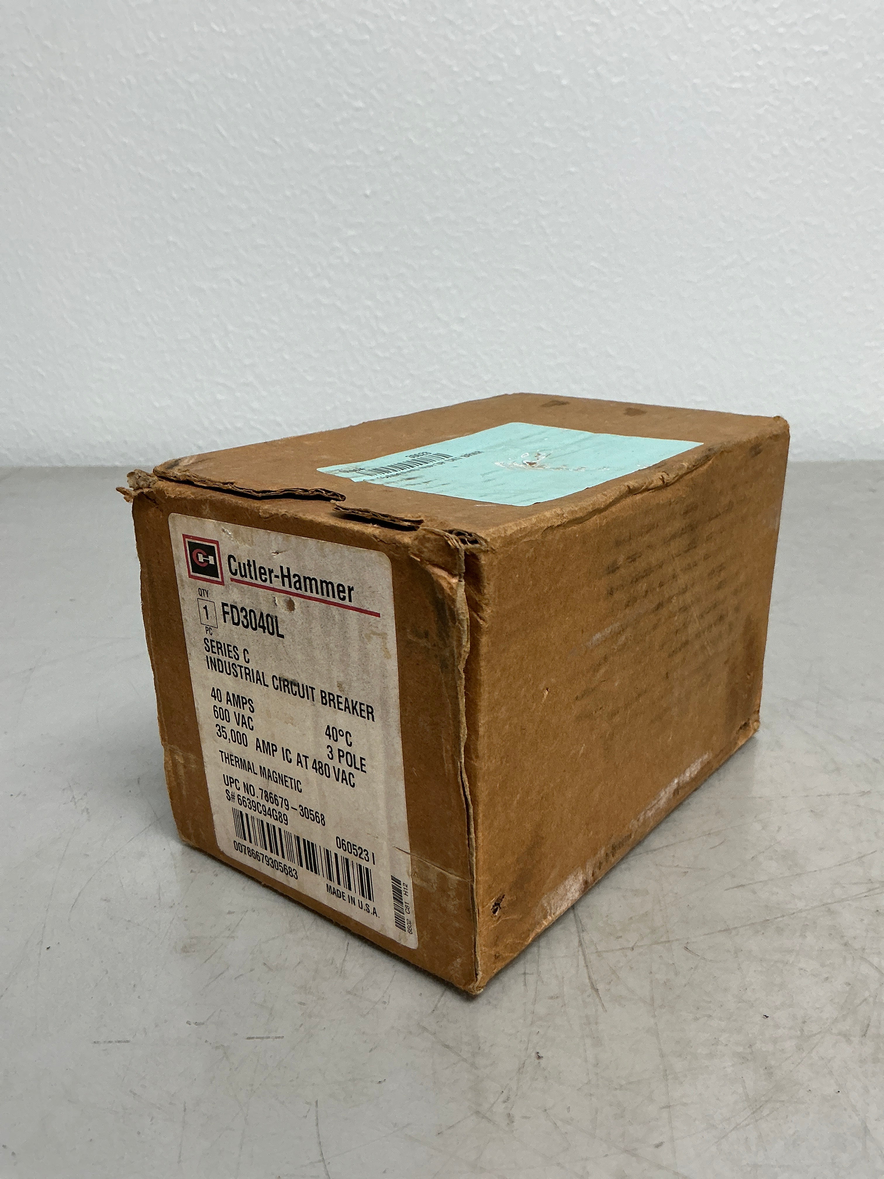 New FD3040L 3 Pole, 40 Amps, 600 Volts