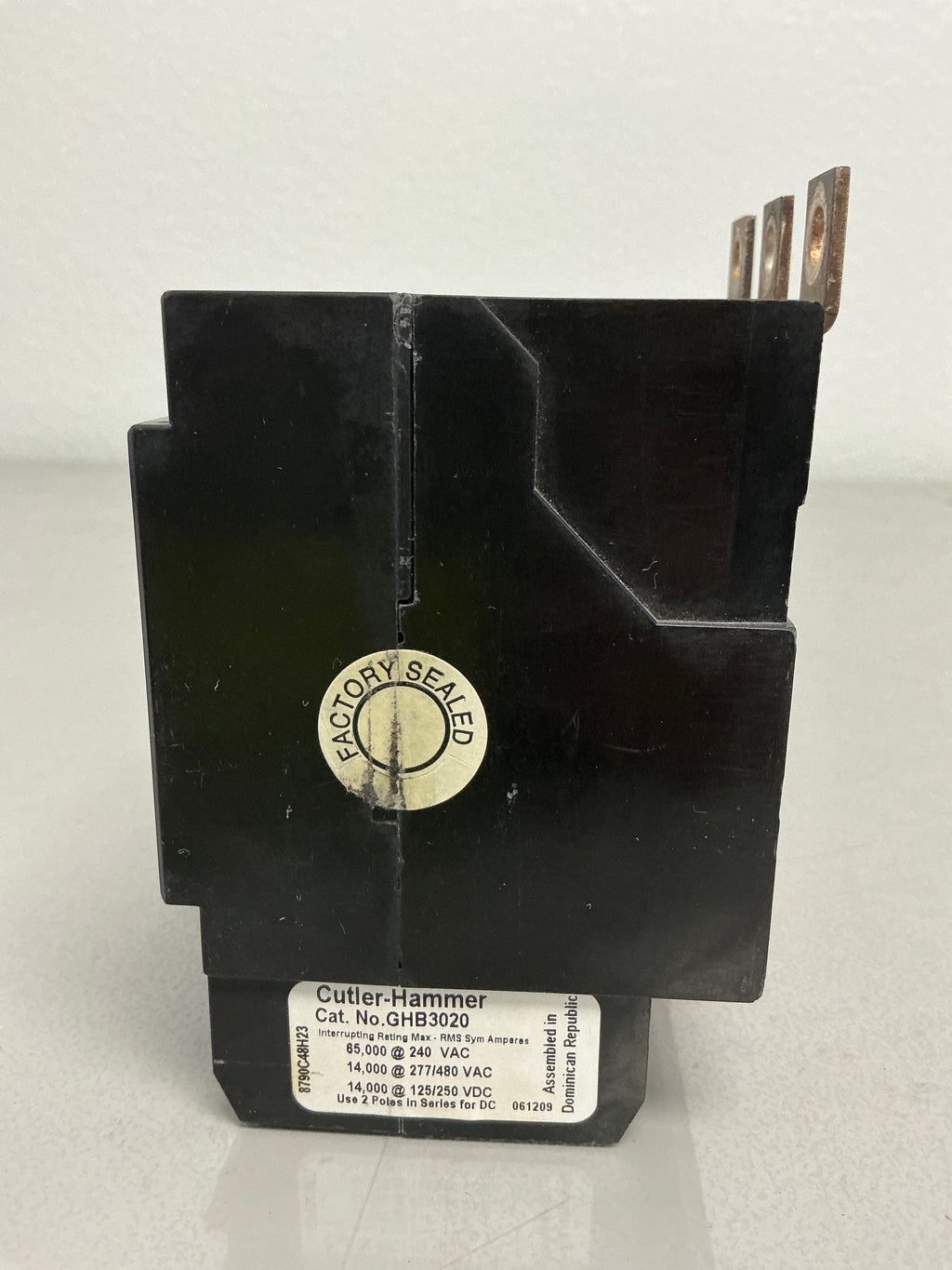 Used GHB3020 3 Pole, 20 Amps, 480 Volts