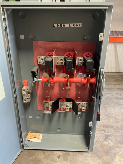 New Square D H365NR Disconnect 400 Amp 600 Volt Fusible Outdoor 3R