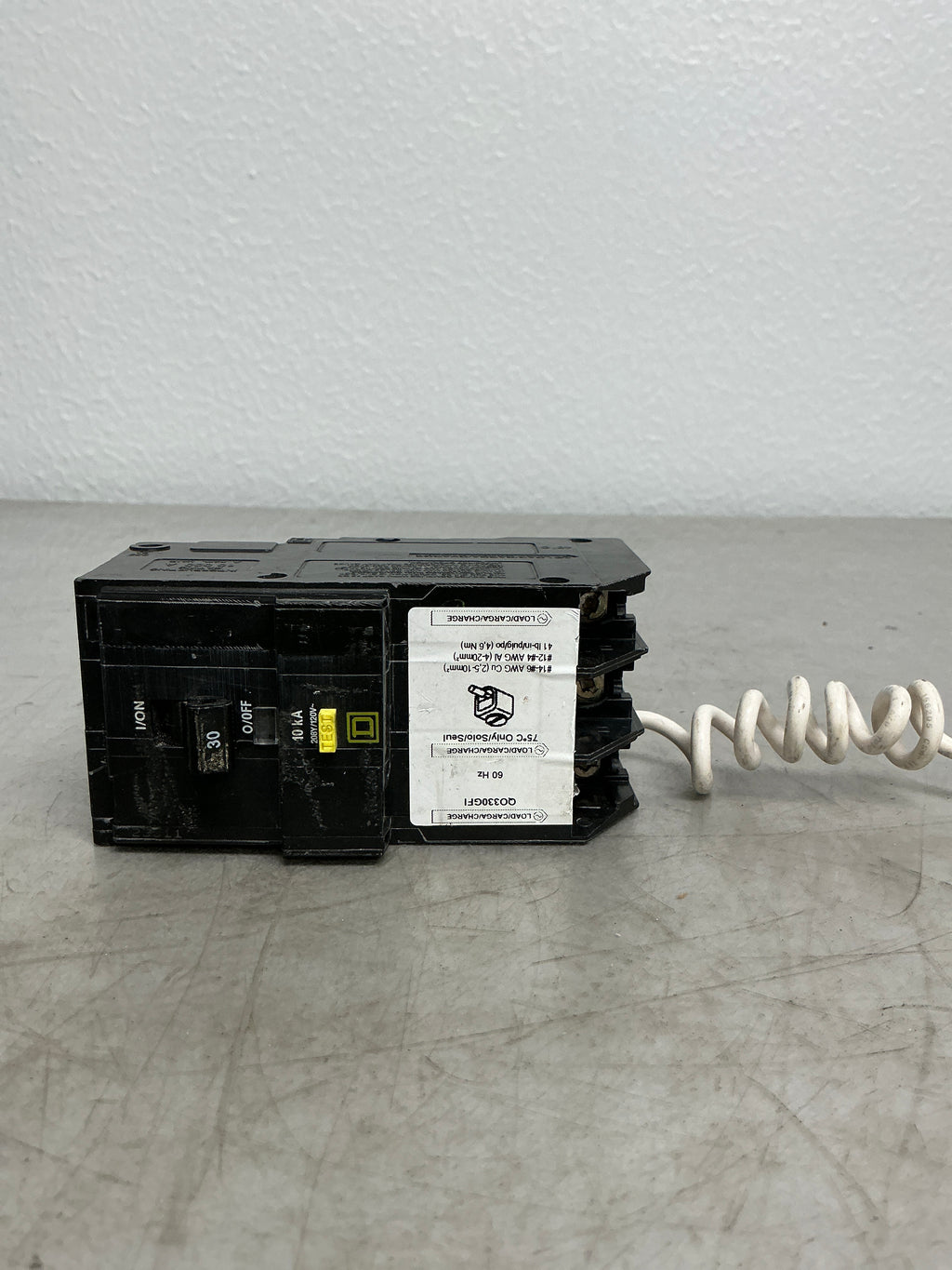 Used Square D QO330GFI 3 Pole, 30 Amps, 208Y/120 Volts Circuit Breaker