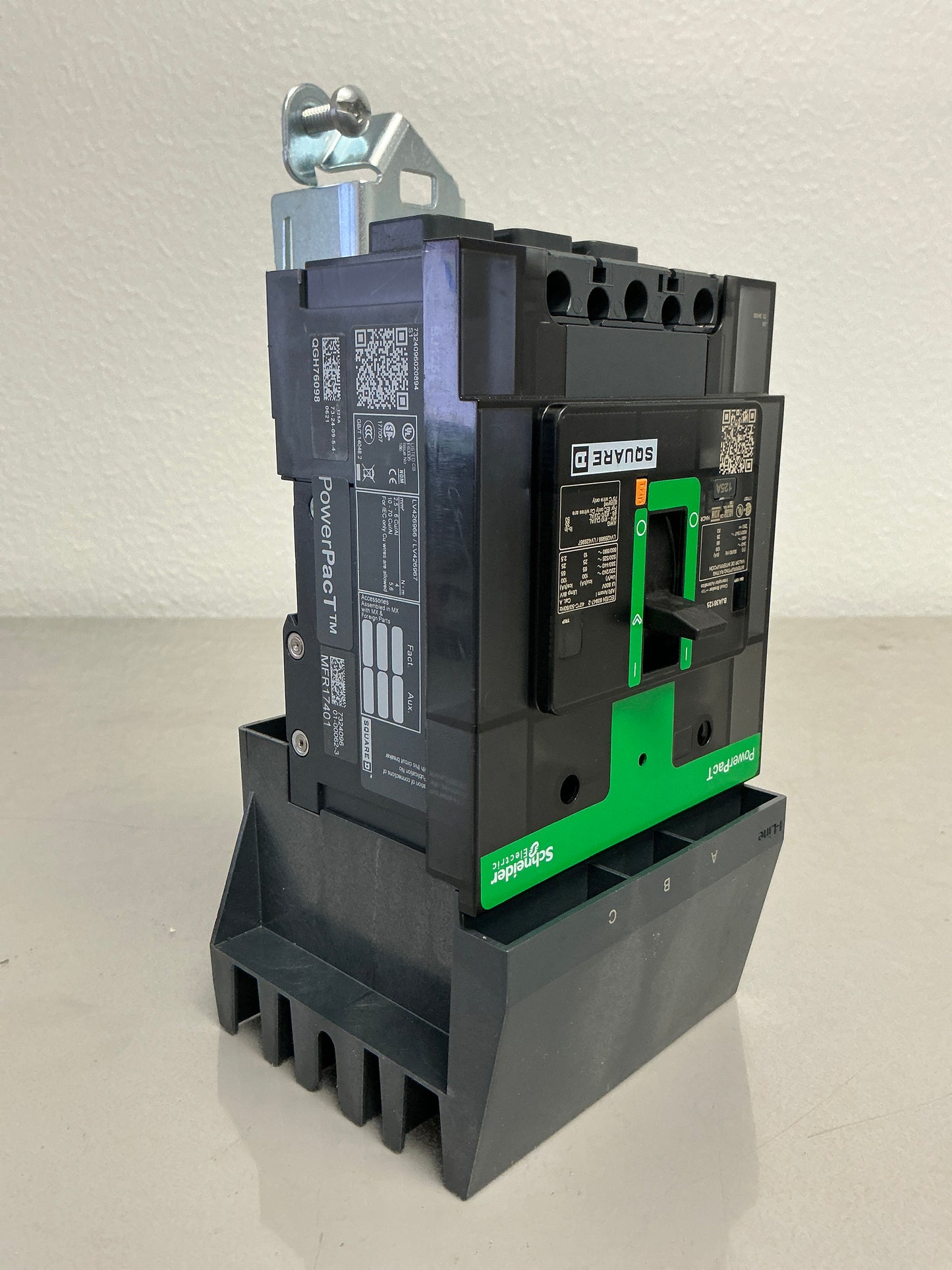 New Square D BJA36125 480 Volts, 3 Pole, 125 Amps