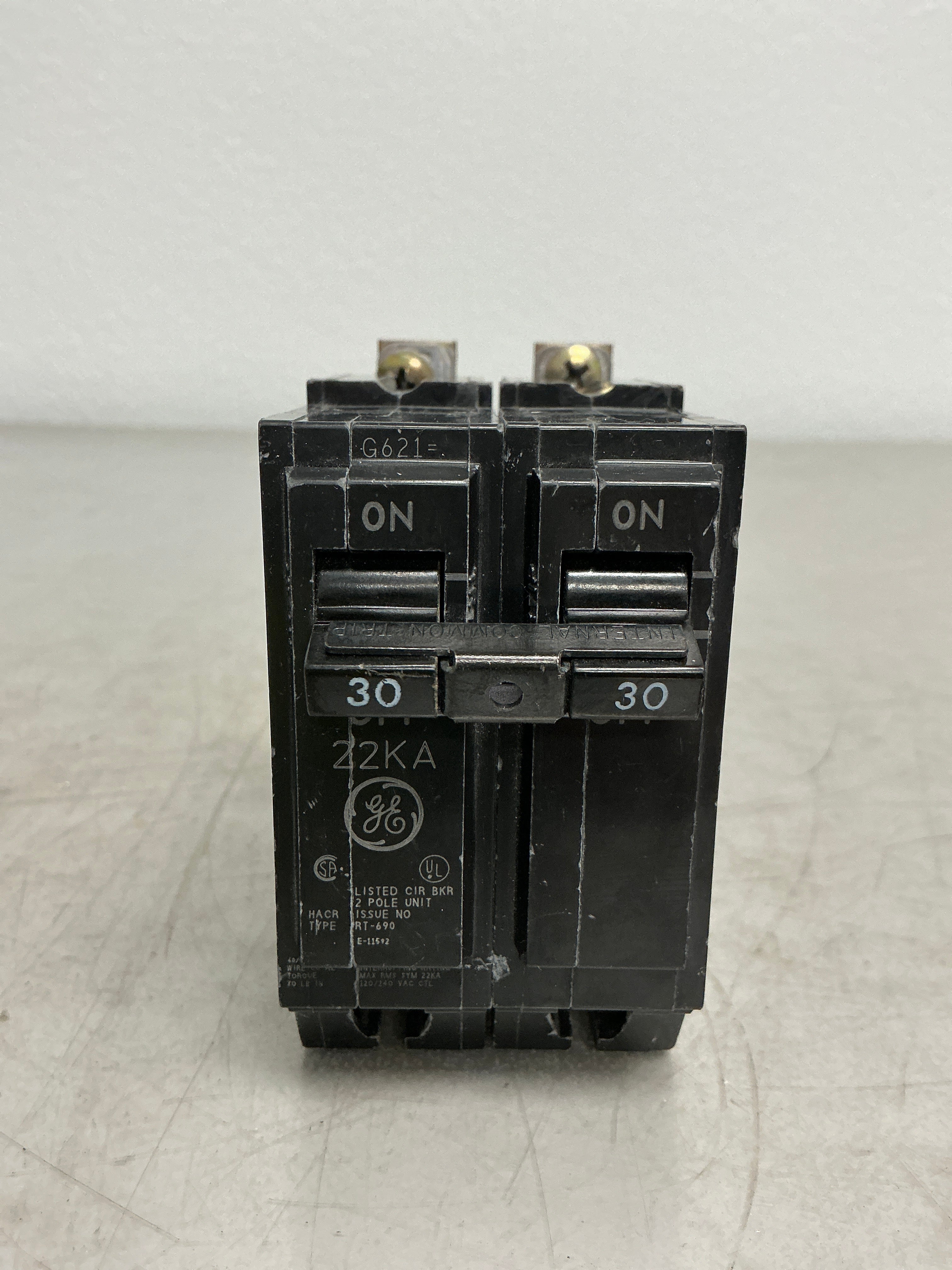 Used THQB2130 2 Pole, 30 Amps, 240 Volts