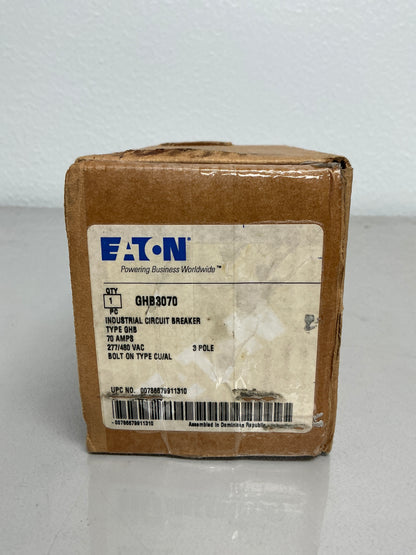 New GHB3070 3Pole, 70 Amps, 480 Volts