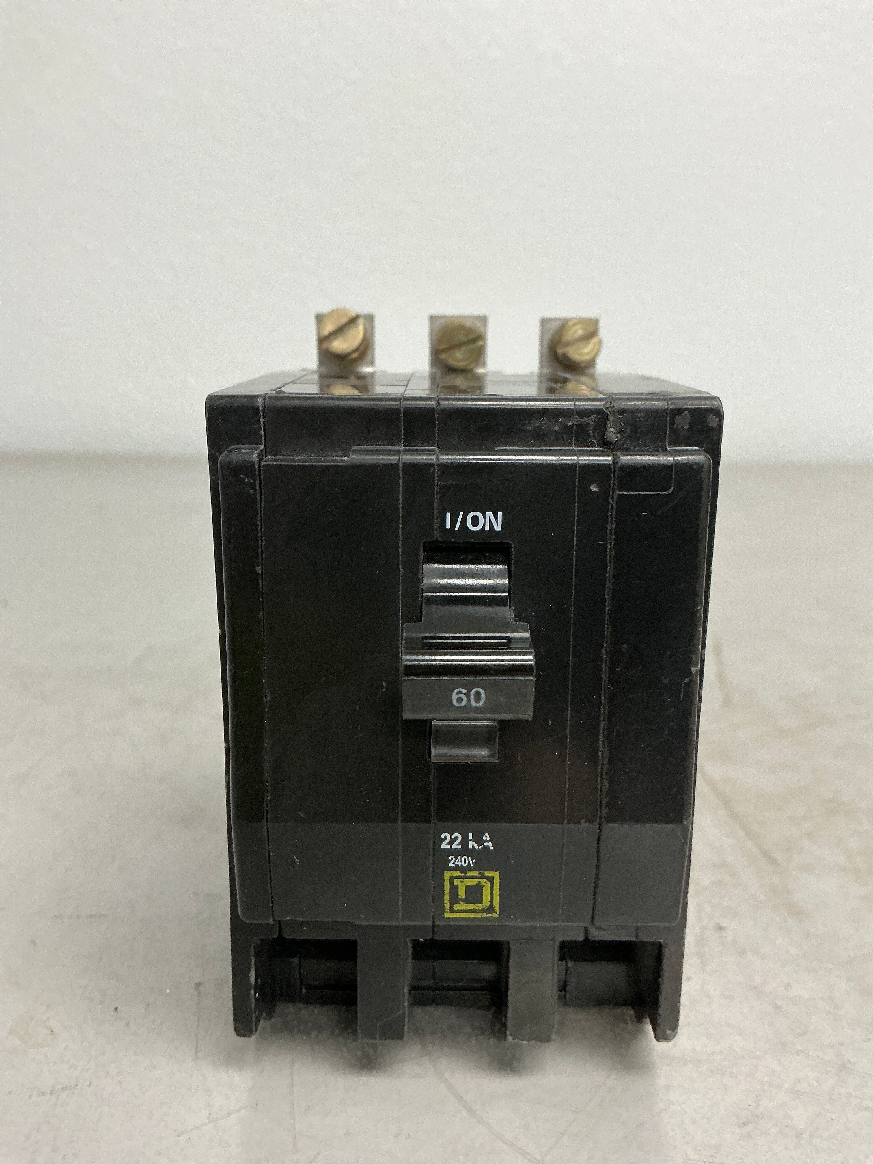 Used Square D QOB360VH 3 Pole, 60 Amps,240 Volts