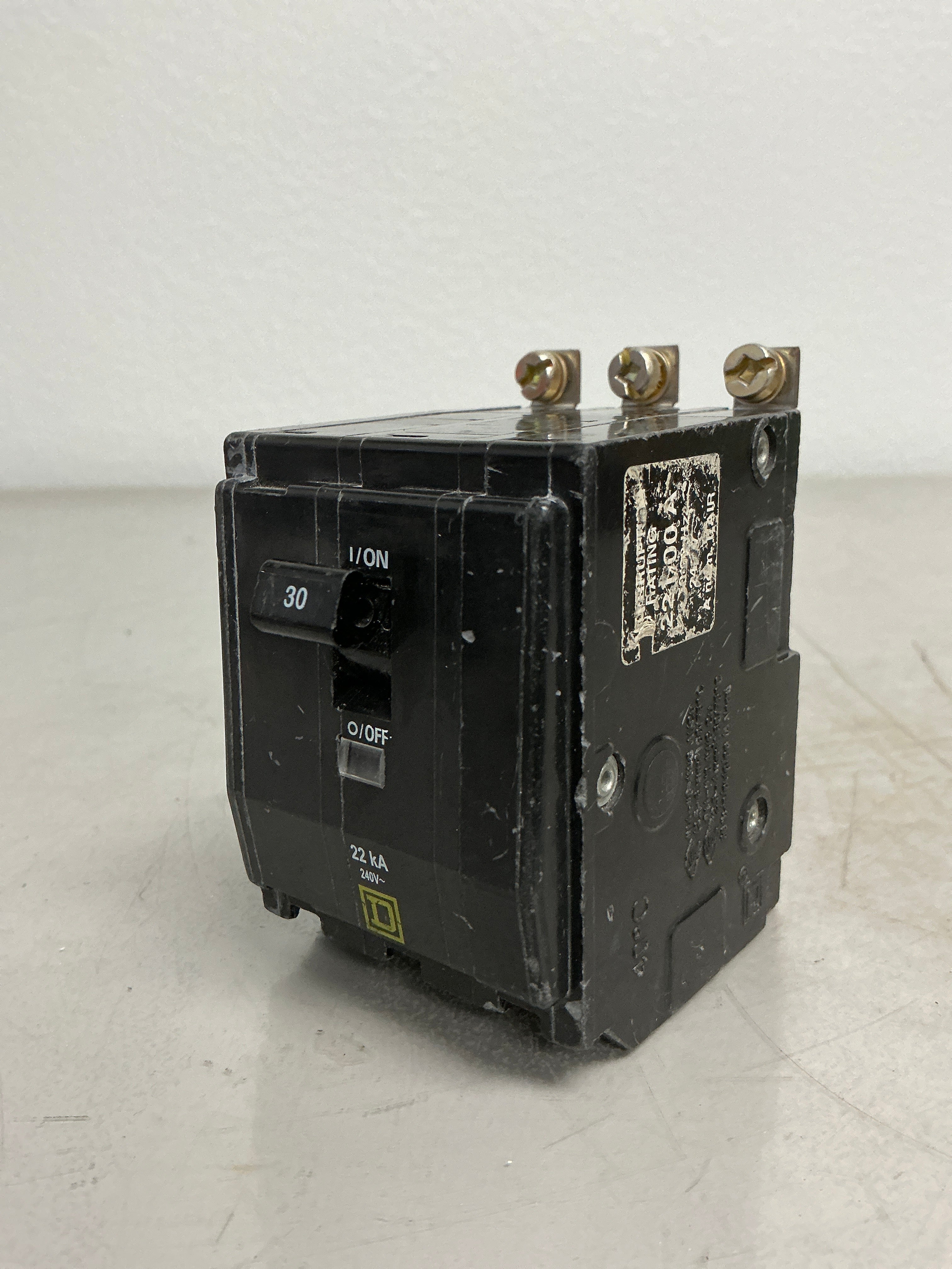 Used Square D QOB330VH 3 Pole, 30 Amps, 240 Volts