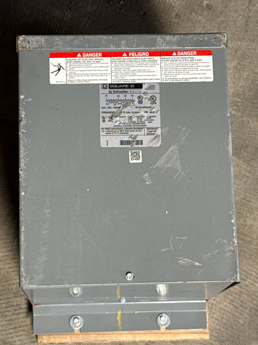 10KVA Transformer, Primary 480, Seconday 240 or 120 Volts 1 Phase (item#t11)